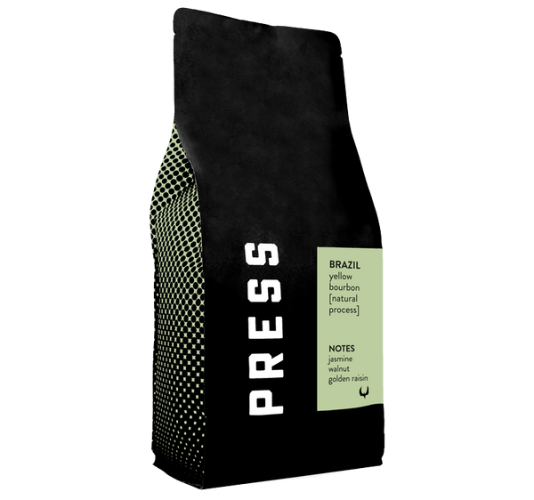Brazil Yellow Bourbon Single Origin Coffee by Press Coffee Roasters
