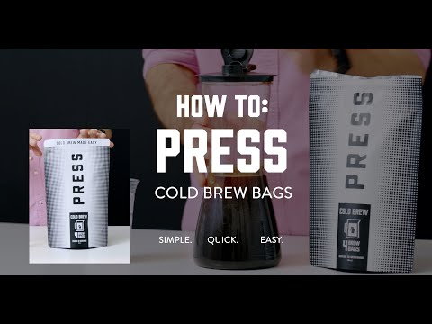 Cold Brew Coffee Bags | 4 Brew Bags | 18 Servings